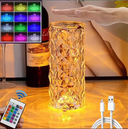 Transform Your Space with the Elegant Crystal Touch Lamp