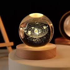 Bring the Universe Home: The Stunning Solar System Crystal Ball Lamp